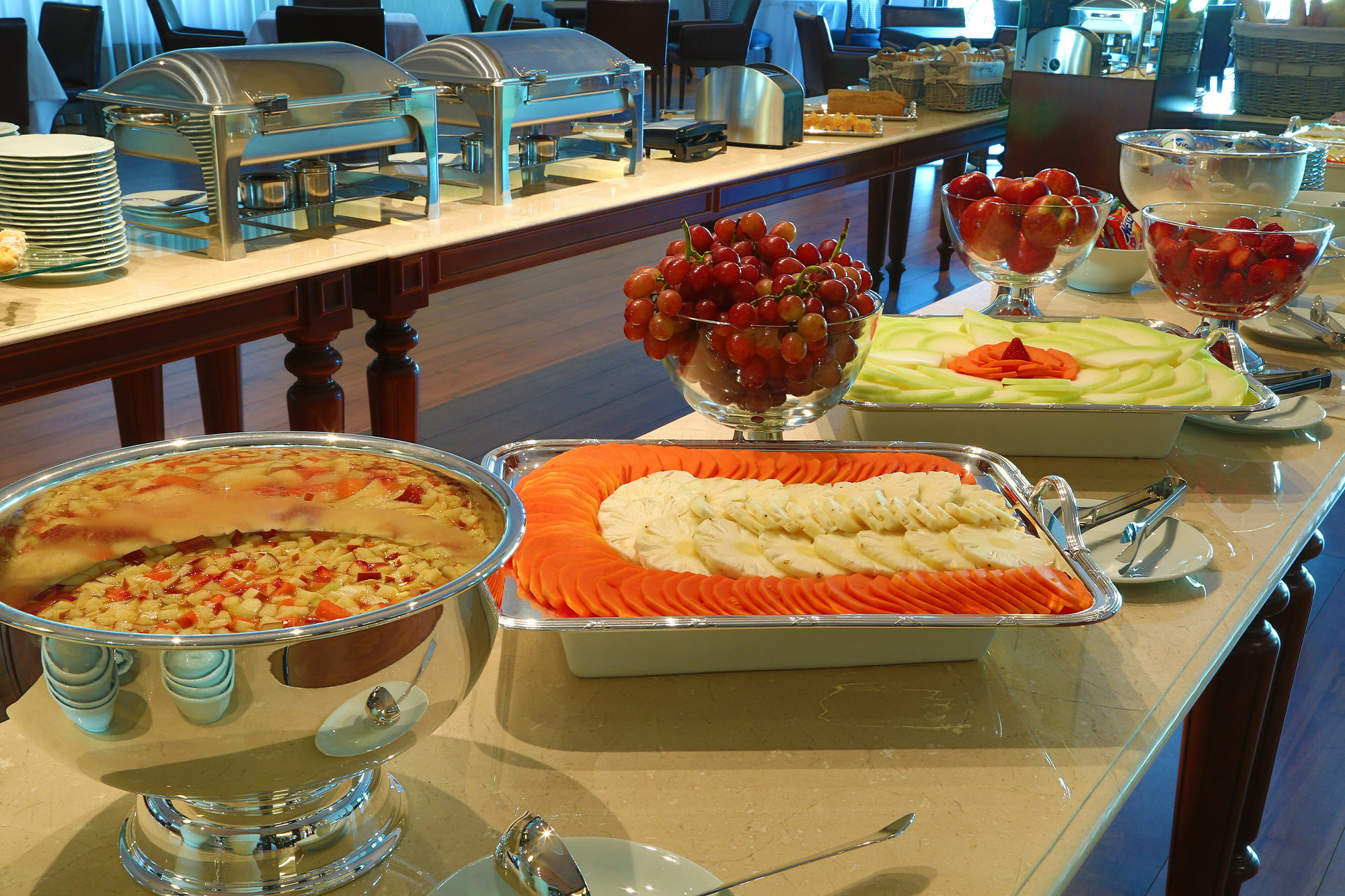 Hotel Mont Blanc Premium Ribeirão Preto Εξωτερικό φωτογραφία A buffet at a hotel